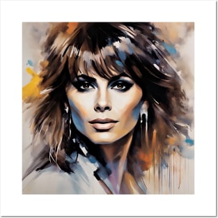 portrait with Paula Abdul Posters and Art